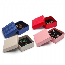 Custom heaven and earth cover luxury printing paper  jewelry box packaging with custom logo